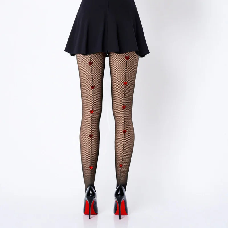 Collant "Backbone Seam" – Ligne Verticale & Strass